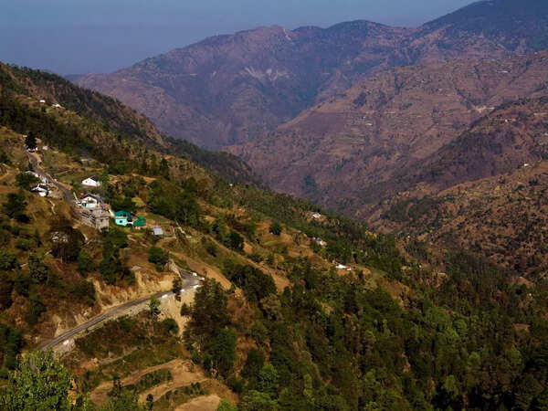 Bird's-eye view of Pangot, a haven for birdwatchers